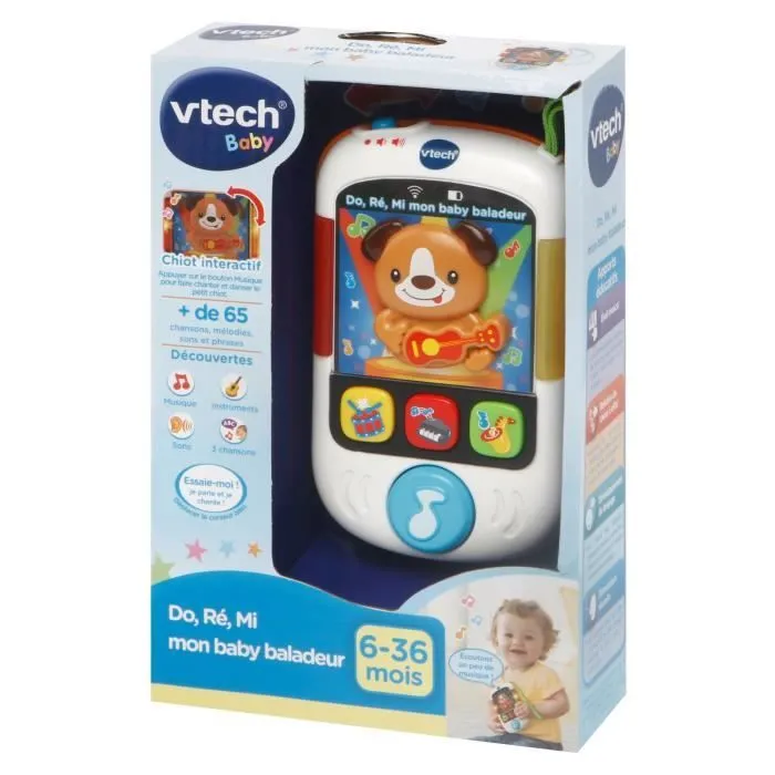 VTECH BABY - Mon Baby Baladeur - Baladeur musical parlant et lumineux pour bébé-3