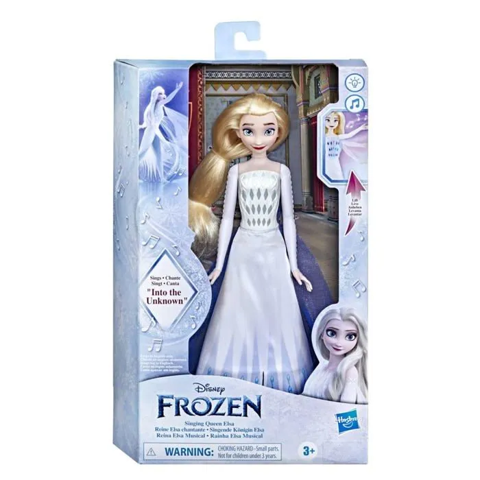 Poupee Hasbro gaming - F3527TG1 - Frozen 2 FD Singing Queen Elsa-1