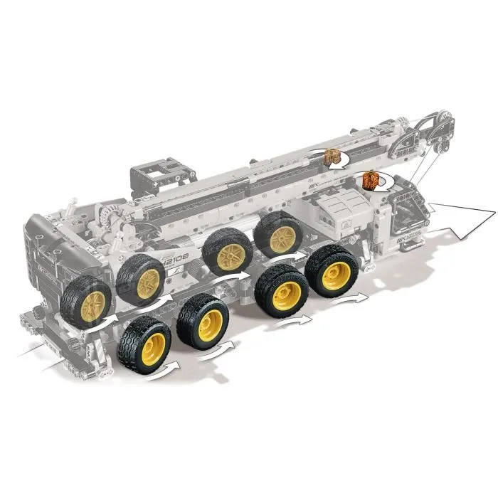 LEGO® Technic 42108 La grue mobile, Kit de construction, Jouet Camion Véhicule de Chantier, Cadeau Enfant de 10 ans et +-5