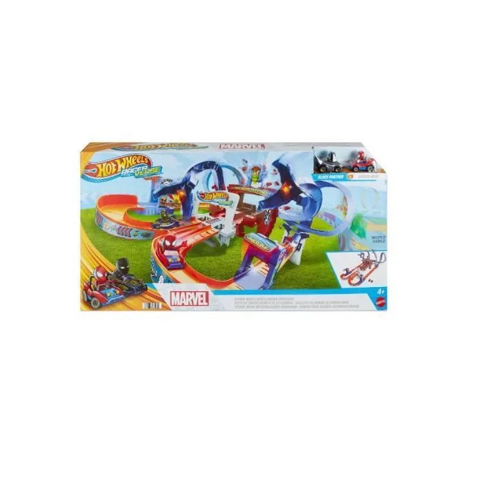 Circuit Racerverse Spider Man - Hot Wheels - HPL34 - Véhicules Hot Wheels-2