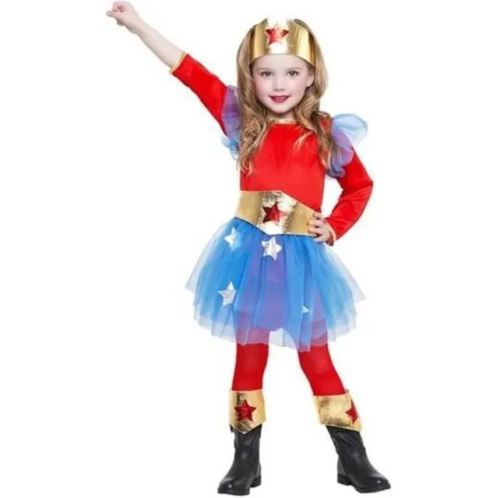 Déguisement Wonder Woman pour fille-0