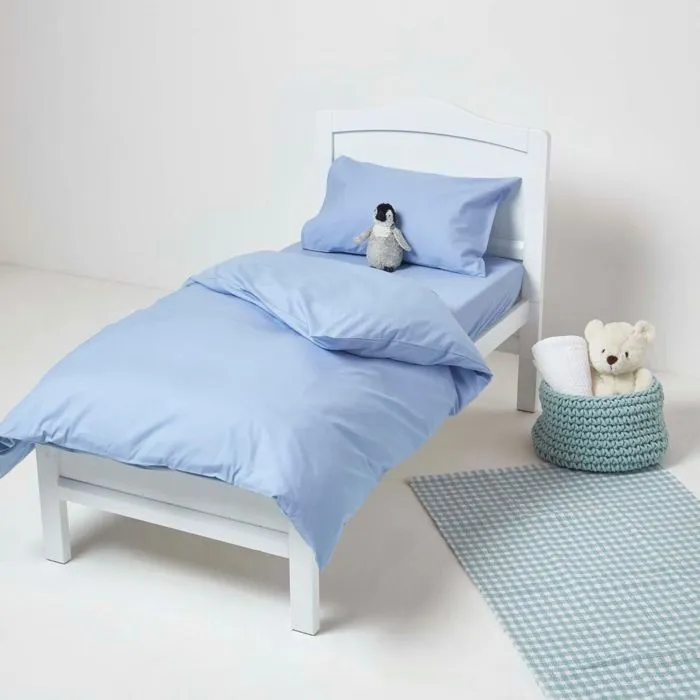 Couette enfant - Homescapes - 120 x 150 cm - 85% plumes d'oie - 15% duvet d'oie - Percale de coton-2