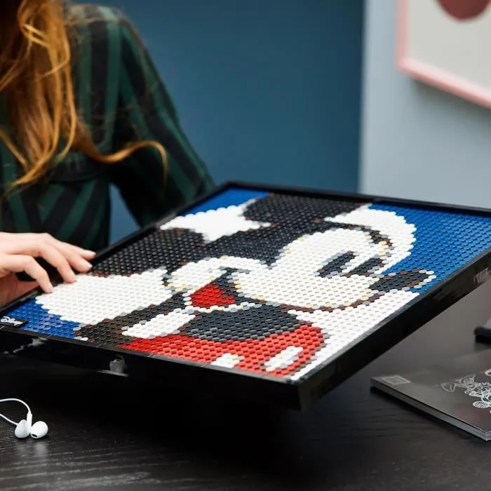 LEGO® Art 31202 Disney's Mickey Mouse Set de loisirs créatifs pour les adultes et tableau de décoration mural-3