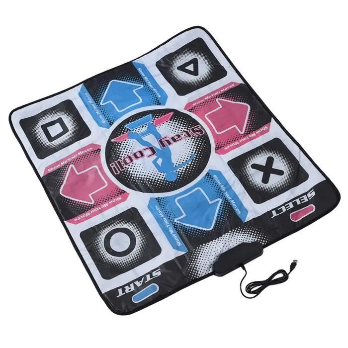 HURRISE Tapis de danse TV Tapis de danse antidérapant durable et résistant à l'usure Tapis de danse Pad Dancer Couverture avec-3
