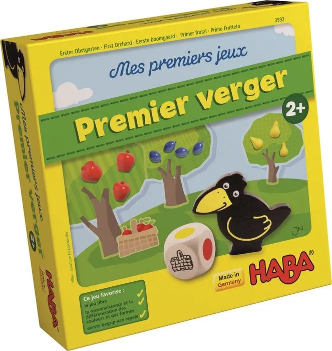 Jeu éducatif coopératif HABA - Mon Premier Verger - Adapté aux tout-petits - 2 ans et plus-0