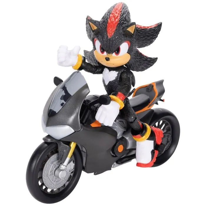 Sonic 3Figurine Shadow et sa Moto 12 cm-0