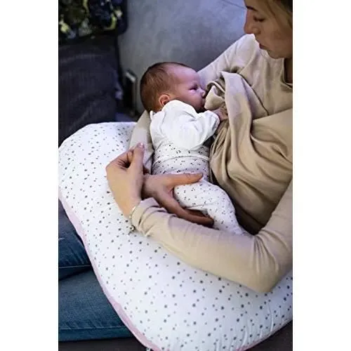 Bellochi Coussin D'allaitement avec Housse Coussin Allaitement 40x60 cm - 100% Coton - Apanatschi-3