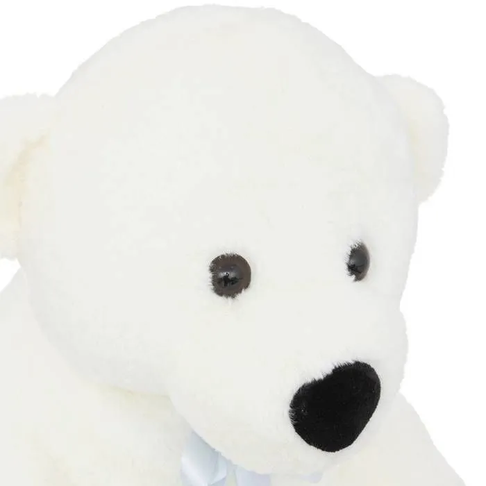 Peluche - ATMOSPHERA - Ours Ouna - Blanc - 60cm - Douce et moelleuse-2