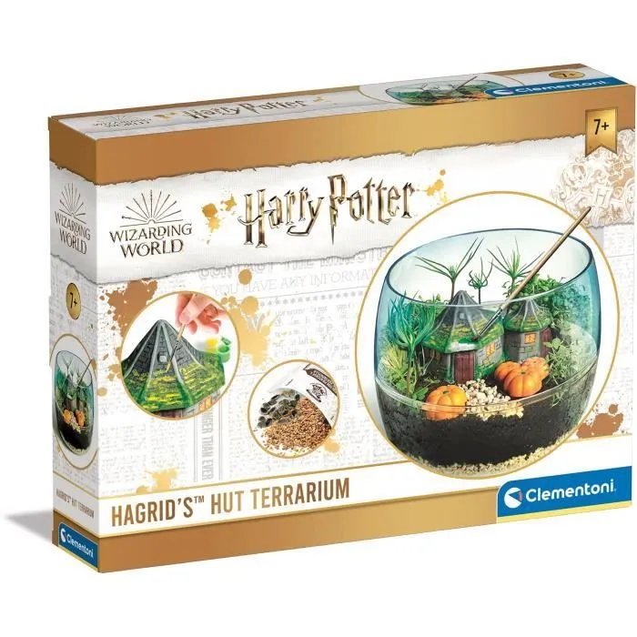 Terrarium Harry Potter - CLEMENTONI - Cabane de Hagrid à reproduire-1