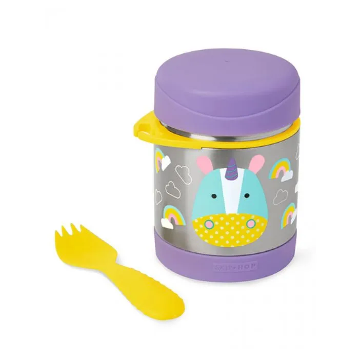 Thermos repas - Skip Hop - Licorne - Violet - Cylindrique - Compatible lave-vaisselle-1