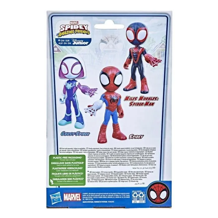 Figurine Miles Morales : Spider-Man géant pour enfants - Marvel Spidey and His Amazing Friends-4