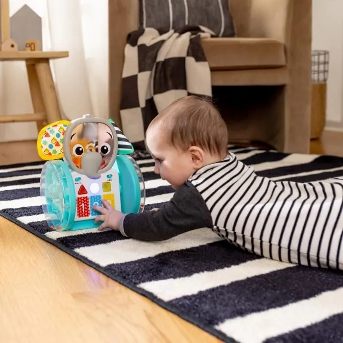 BABY EINSTEIN EARL l'éléphant Jouet d'éveil à roulettes interactif multilingue, développement de la motricité, apprentissage musique-3