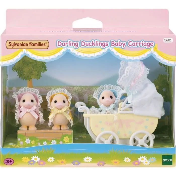 SYLVANIAN FAMILIES - Les adorables triplés canards et landau-4