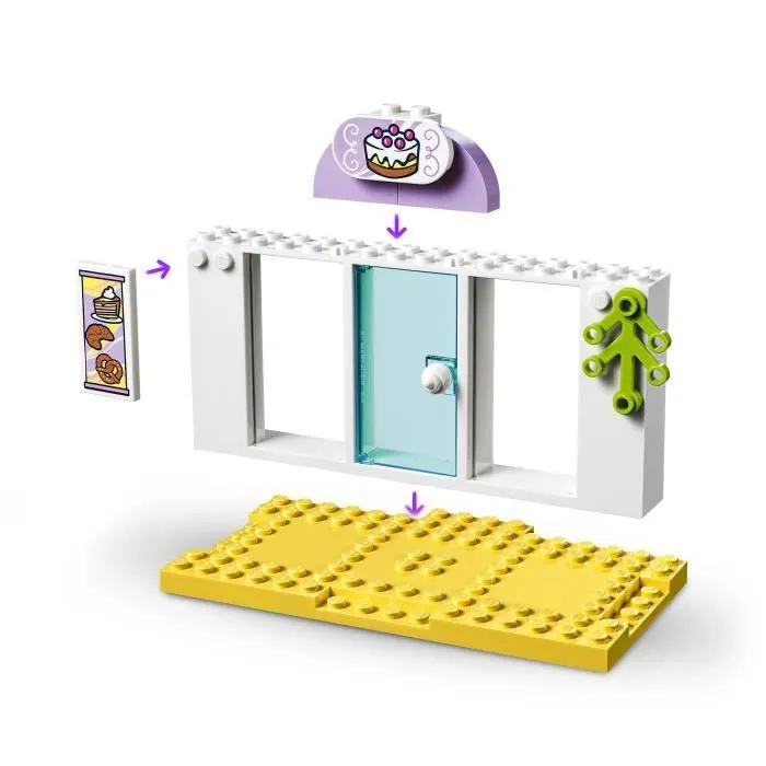 LEGO® 4+ Friends 41440 La Boulangerie de Heartlake City Set de Jeu avec Les Minidolls Stéphanie et Olivia-2