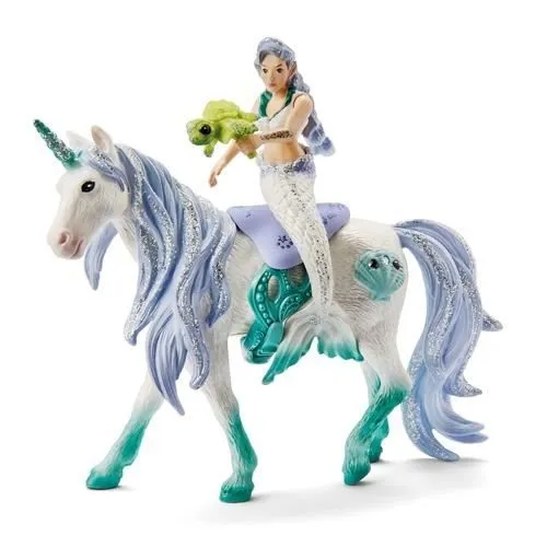 SIRÈNE SUR LICORNE DE MER SCHLEICH 42509-1