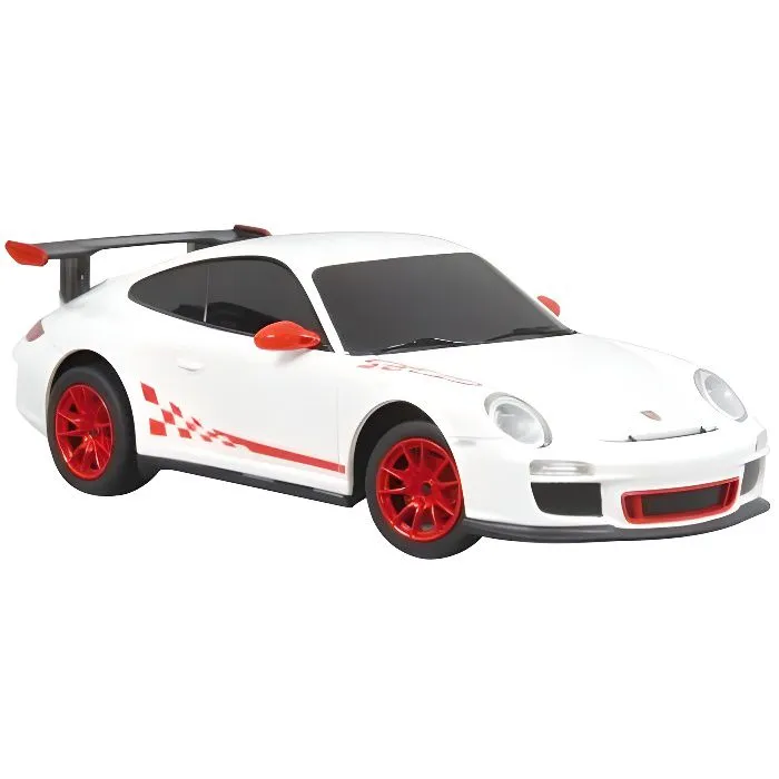 Voiture radiocommandée Porsche GT3 RS - JAMARA - Blanc - 1/24 - Pour enfant - Extérieur-0