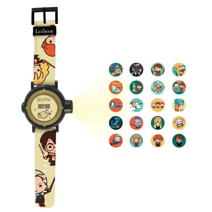 Montre digitale LEXIBOOK Harry Potter avec projection de 20 images pour enfant-1