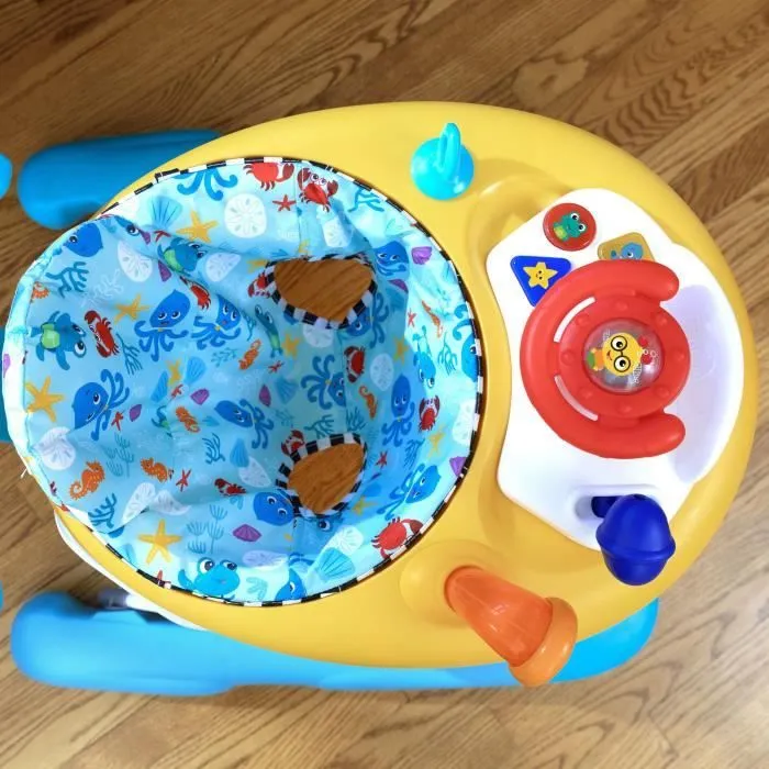 BABY EINSTEIN Trotteur sous-marin Ocean Explorers 3 en 1, Musique et Jouets interactifs, Hauteur Réglable, Pliage extra plat-5
