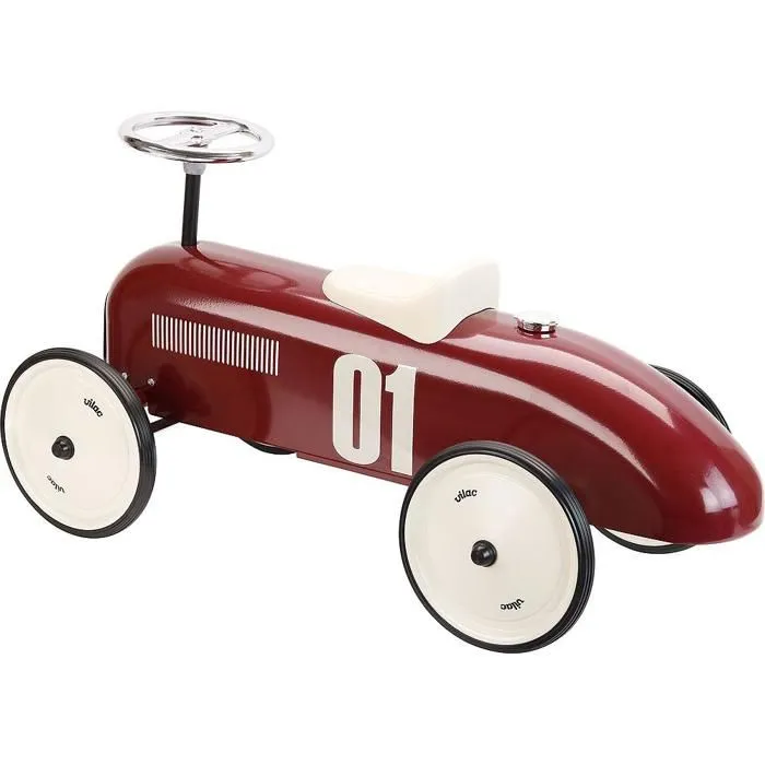 Vilac - Porteur voiture vintage bordeaux-2