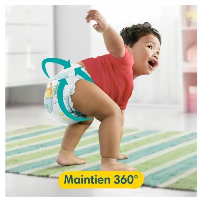 104 Couches-Culottes Baby-Dry Taille 3, 6kg - 11kg, Pampers-1