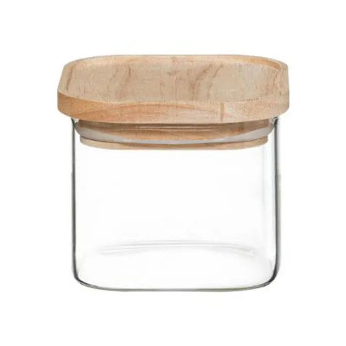 Lot de 4 Bocaux "Empilables" 15cm Transparent-3