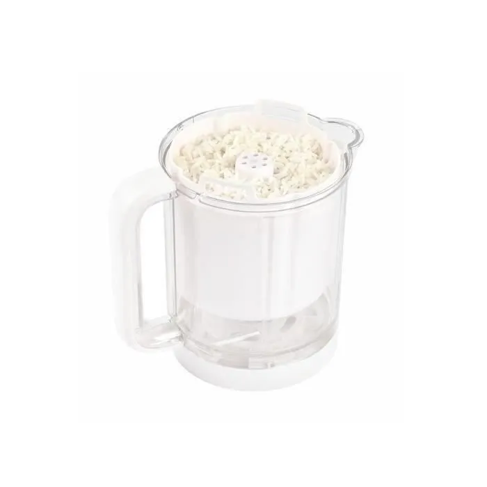 BEABA, panier de cuisson pour robot cuiseur, pasta and rice cooker, pour Babycook® express, repas bébé, blanc-3