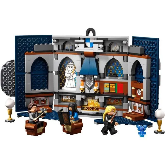 LEGO® Harry Potter 76411 Le Blason de la Maison Serdaigle, Jouet avec 3 Figurines et Décoration Poudlard-1