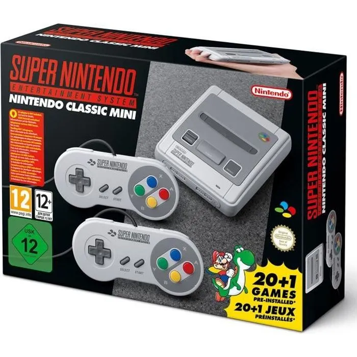 Console Nintendo Classic Mini: Super Nintendo Entertainment System • Contient 21 jeux-0