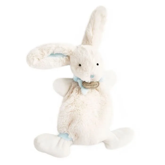DOUDOU ET COMPAGNIE Lapin Bonbon - Doudou Bleu-2