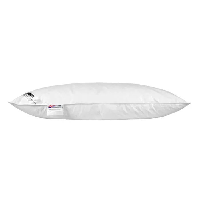 Oreiller en duvet d'oie - HOMESCAPES - 50 x 75 cm - Ultra gonflant et moelleux-1