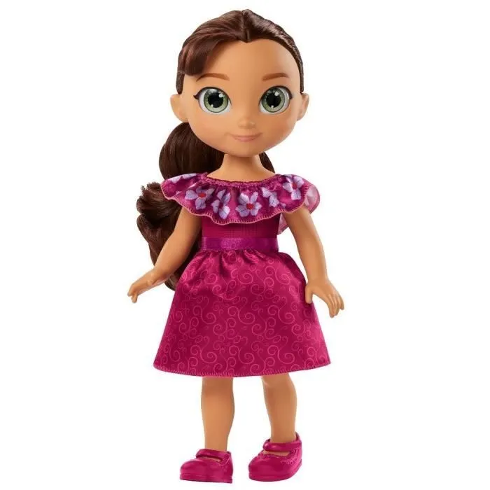 Poupée Grande Lucky - SPIRIT - MATTEL - 36 cm - Robe à épaules dénudées ornée de volants et de jolies fleurs-0