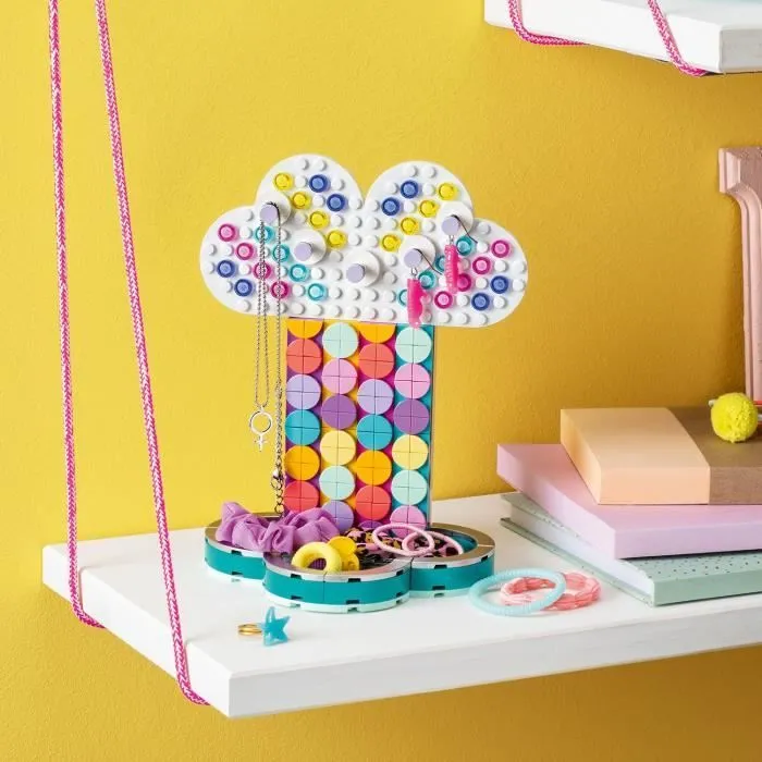 LEGO® DOTS Le porte-bijoux Arc-en-ciel-1