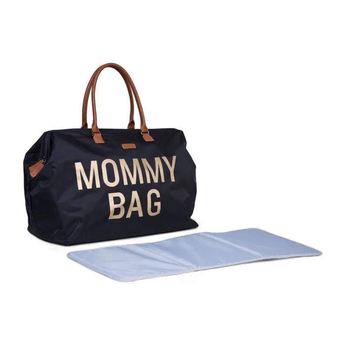 CHILDHOME Sac à couches Mommy Bag Noir Nylon oxford-5