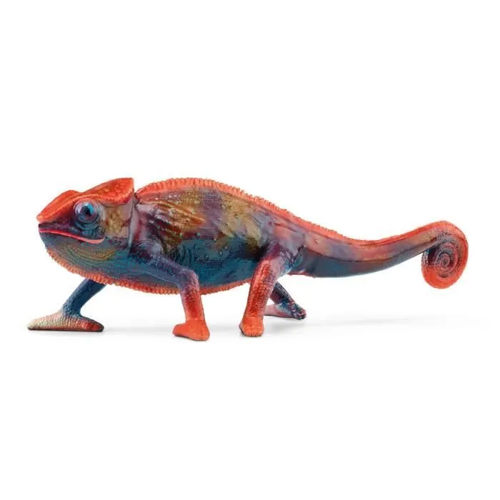 Figurine Caméléon, Figurine qui change de couleur avec la chaleur, jouet pour enfants dès 3 ans, Schleich 14858 WILD LIFE-2