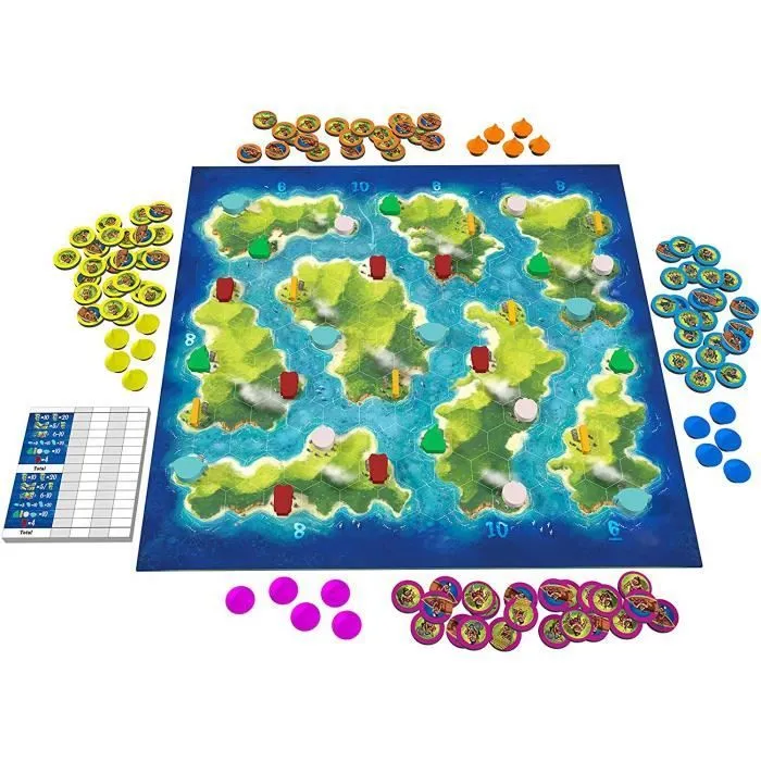 Jeu de plateau - BLUE ORANGE - Blubla01 Blue Lagoon - 8 ans et plus - Mixte - 45 min-1