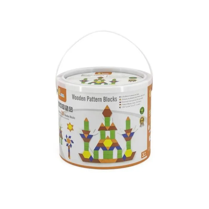 Viga - Attrimaths en bois 250 pièces - Jeux Educatifs - Jeu de construction - Dès 3 ans-0