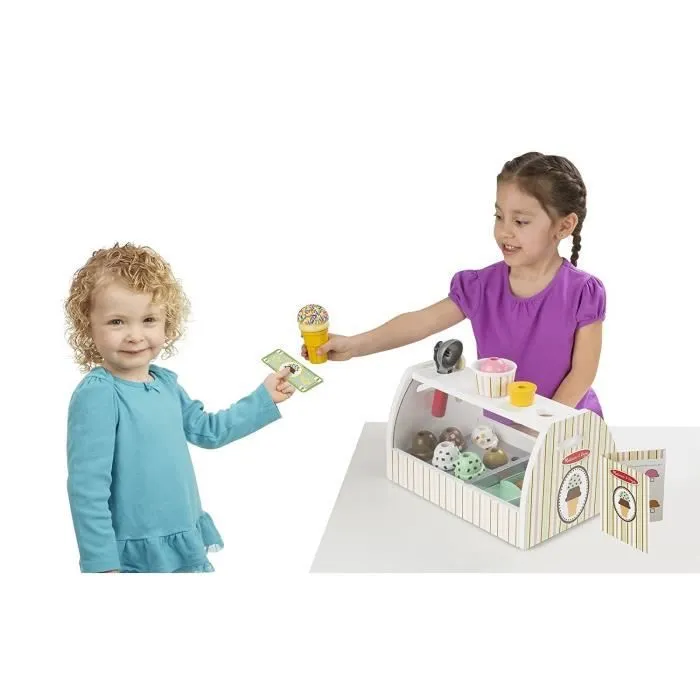 MELISSA & DOUG Comptoir À Crème Glacée En Bois-1