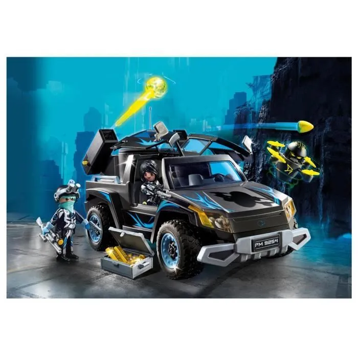 PLAYMOBIL - Les Top Agents - 4x4 des Agents du Dr.Drone - Plastique - A partir de 6 ans-1