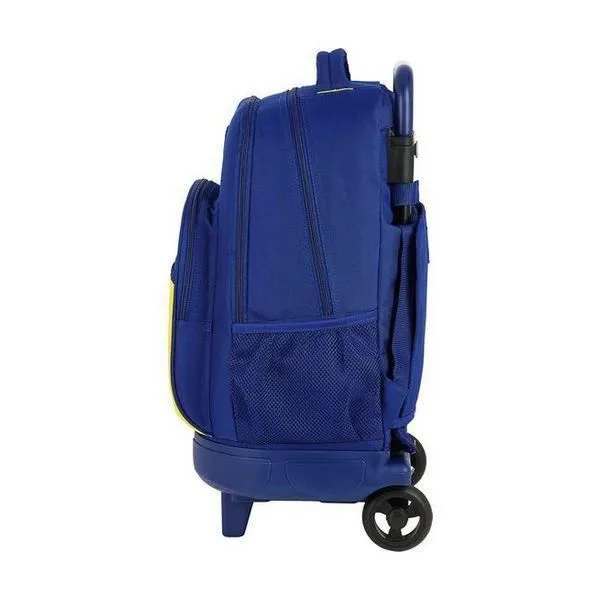 Cartable à roulettes - F.C. Barcelona - Compact - Bleu - Polyester - Amovible-3