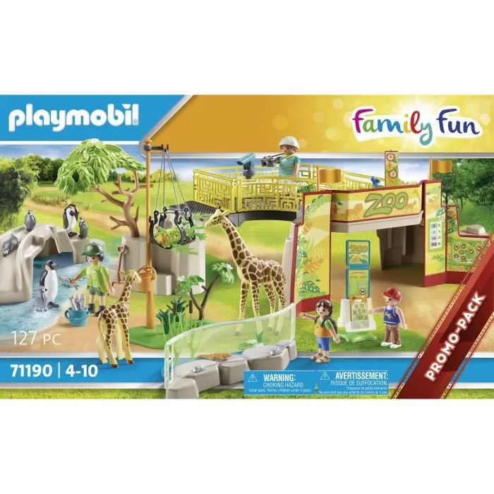 PLAYMOBIL - Le parc animalier - Ménagerie - Animaux sauvages-2