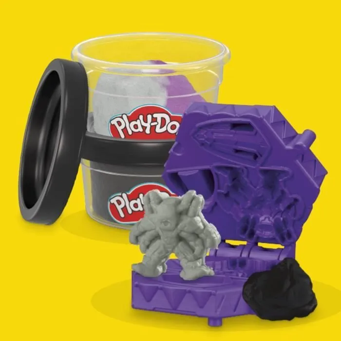 Play-Doh Black Panther, Griffes tranchantes avec figurine flexible et pâte à modeler, dès 4 ans, Marvel-6