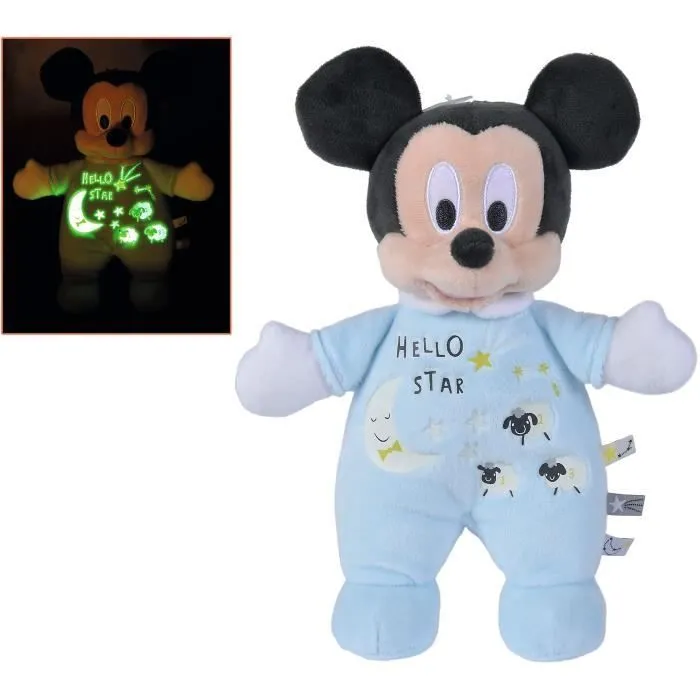 Disney - Peluche Mickey Lumineux Starry Night (25cm)-0
