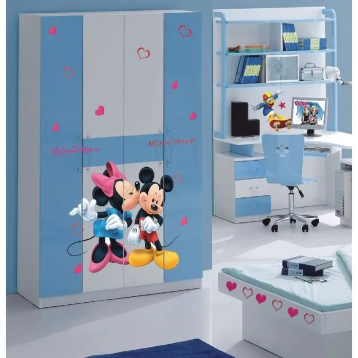 MICKEY & MINNIE maxi stickers muraux 85x65cm-1