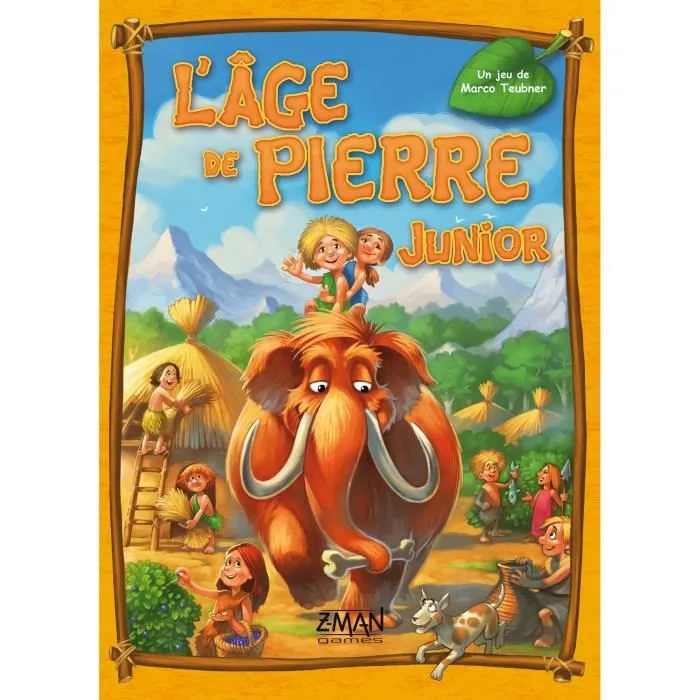 Z-Man Games | L'Âge de Pierre : Junior | Jeu de société | À partir de 5 ans | 2 à 4 joueurs | 15 minutes-3