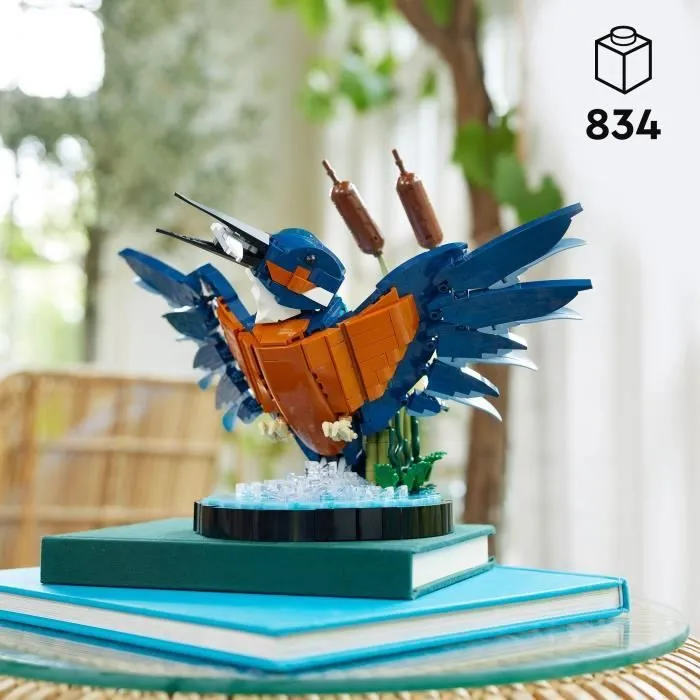 LEGO Icons 10331 Le Martin-pêcheur, Kit de Maquette pour Adultes, Idée Cadeau de Décoration Maison ou Bureau-1