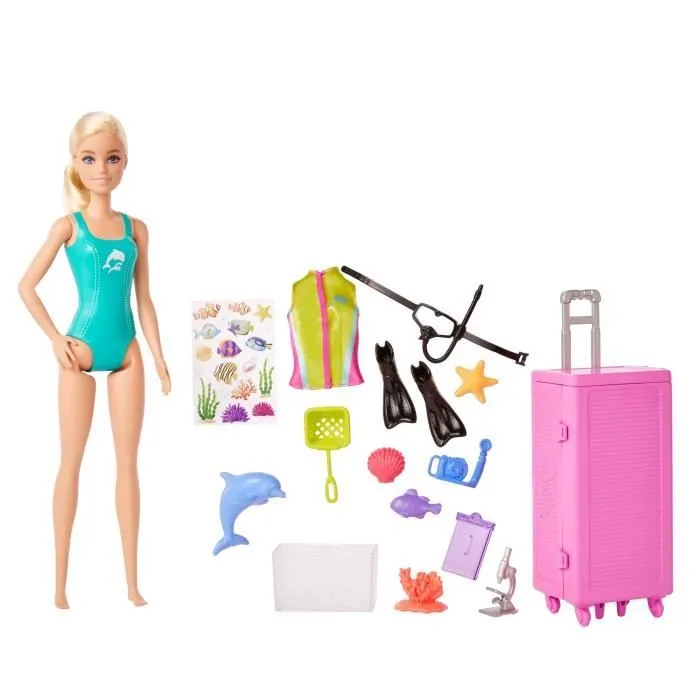 Barbie - Barbie Plongeuse - Poupée - 3 Ans Et +-0