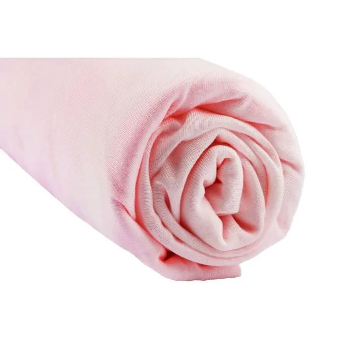 Drap housse - Easy Dort - 90x190/90x200 cm - Viscose de Bambou - Hypoallergénique - Rose-0