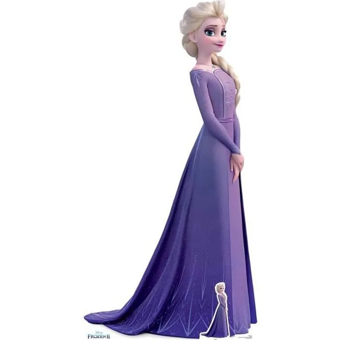 Figurine en carton Elsa La Reine des Neiges 2 - Disney - H 181 cm - Ultra léger-0