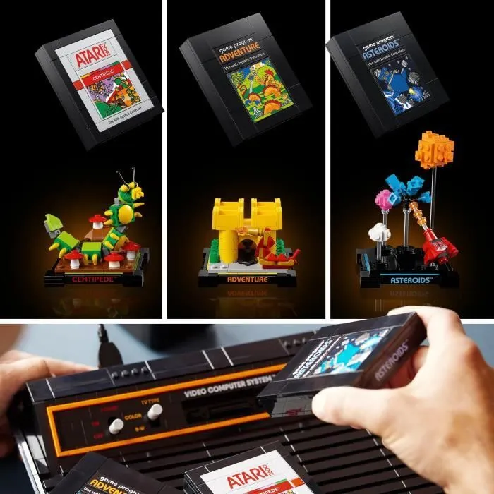 LEGO Icons 10306 Atari 2600, Maquette à Construire, Console de Jouets Vidéo, pour Adultes-5