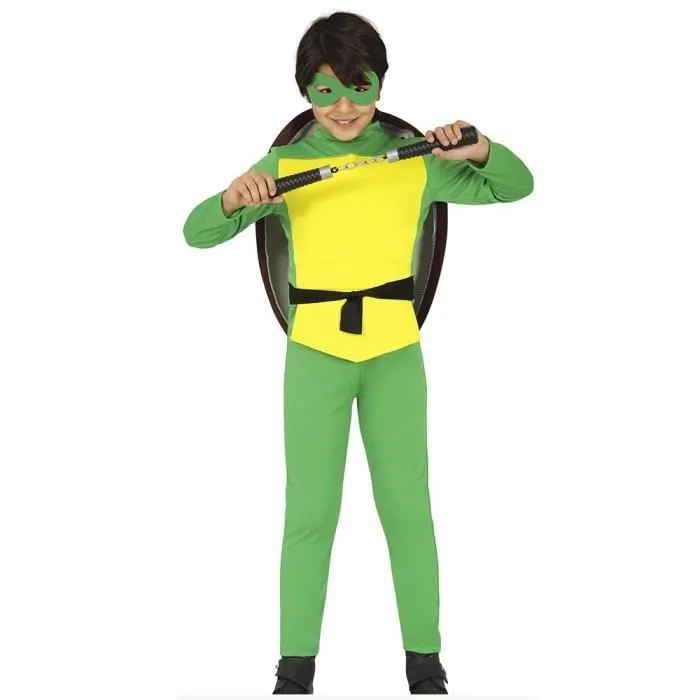 DÉGUISEMENT TORTUE COMBATTANTE NINJA ENFANT-0